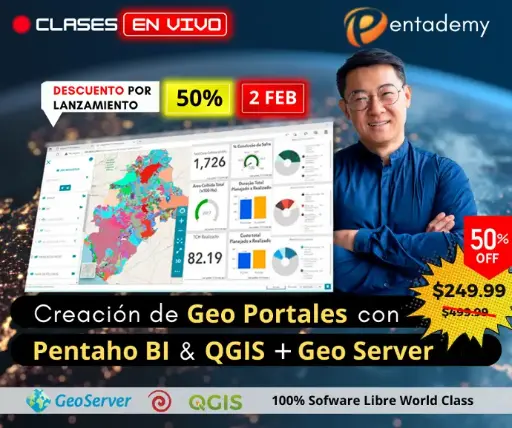 Geo Portales con Pentaho QGIS + Geo Server