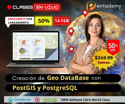 
Geo Database Con PostGIS y PostgreSQL